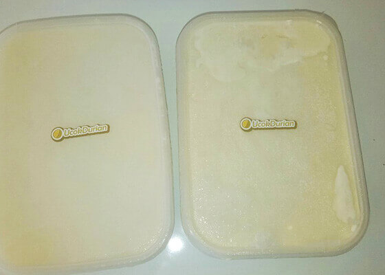 ice cream durian 800ml